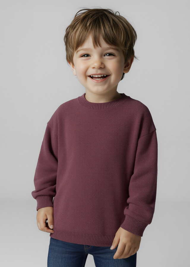 MAYORAL 311 SWETER CHŁOPIĘCY SWETEREK śliwka