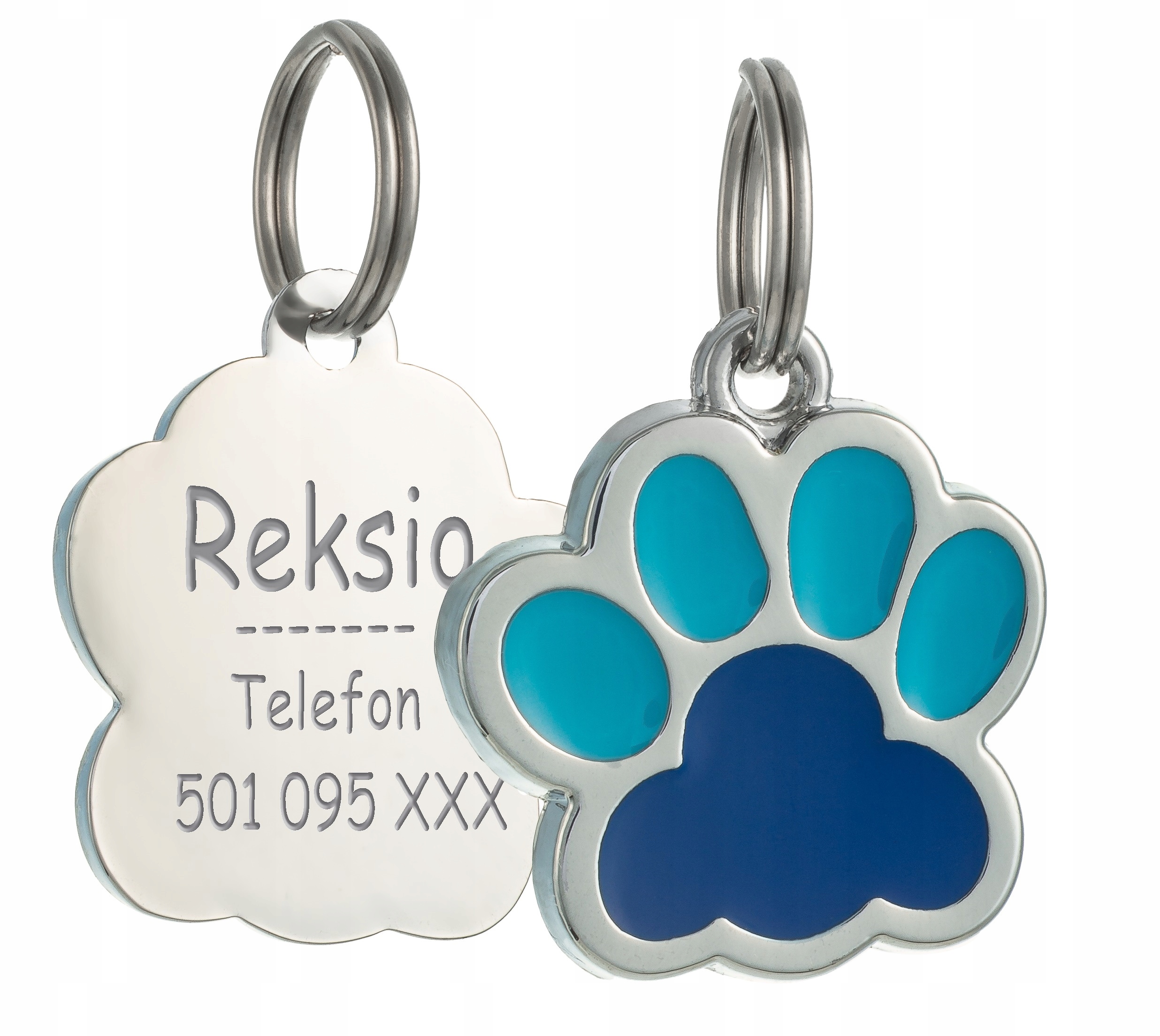 

Identyfikator Adresówka dla psa lub kota Łapka