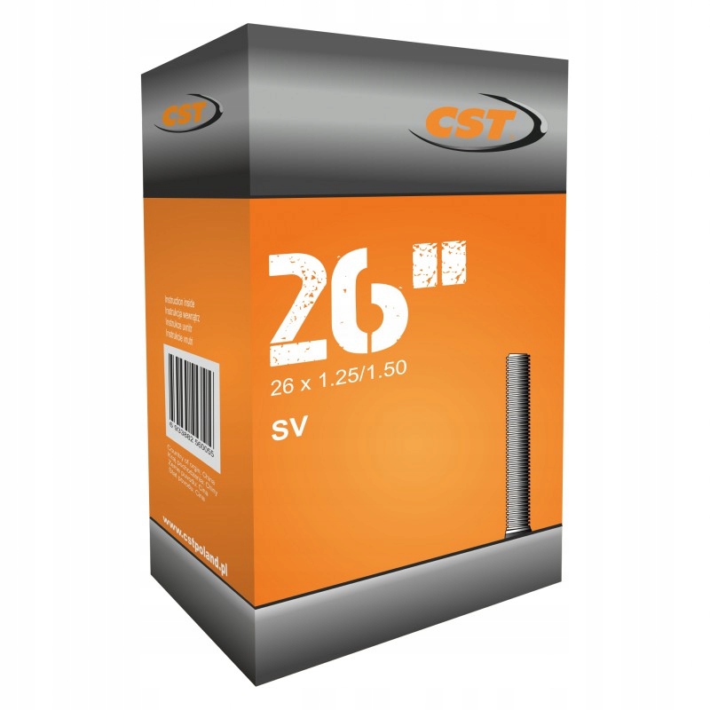 

Cst Dętka 26 x 1,25/1,35/1,40/1,50 Av 40mm Auto