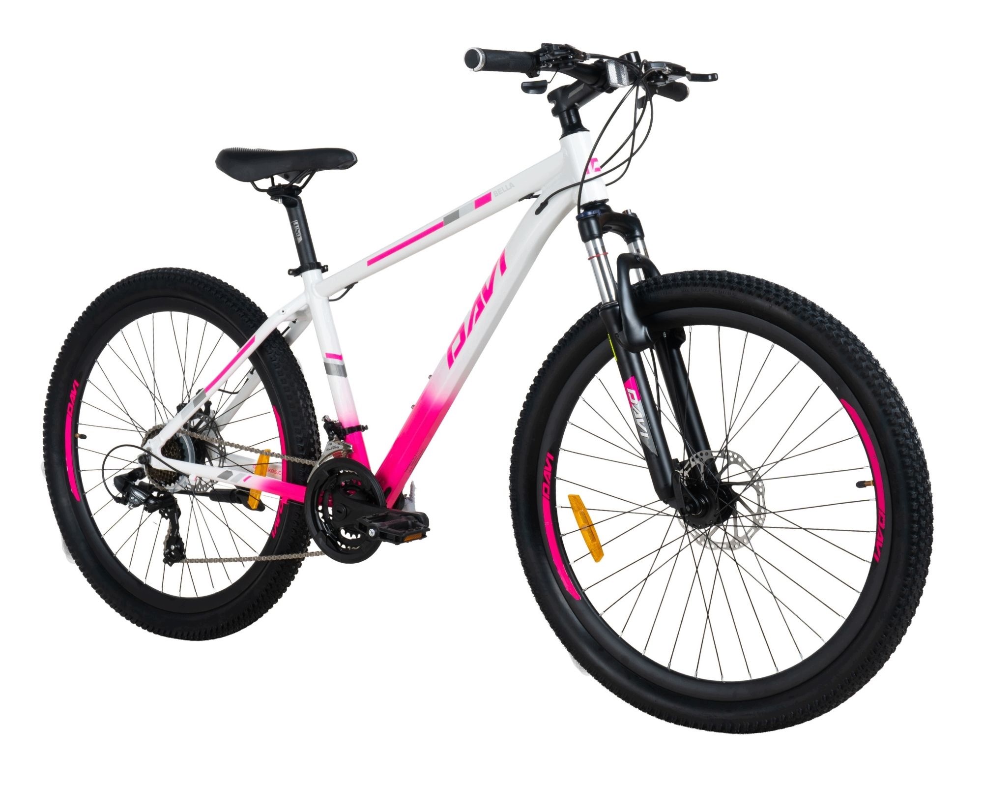 Dámské Mtb Horské Kolo Odpružení 27,5 Kolo Rám Alu 17 Palců Davi Bella