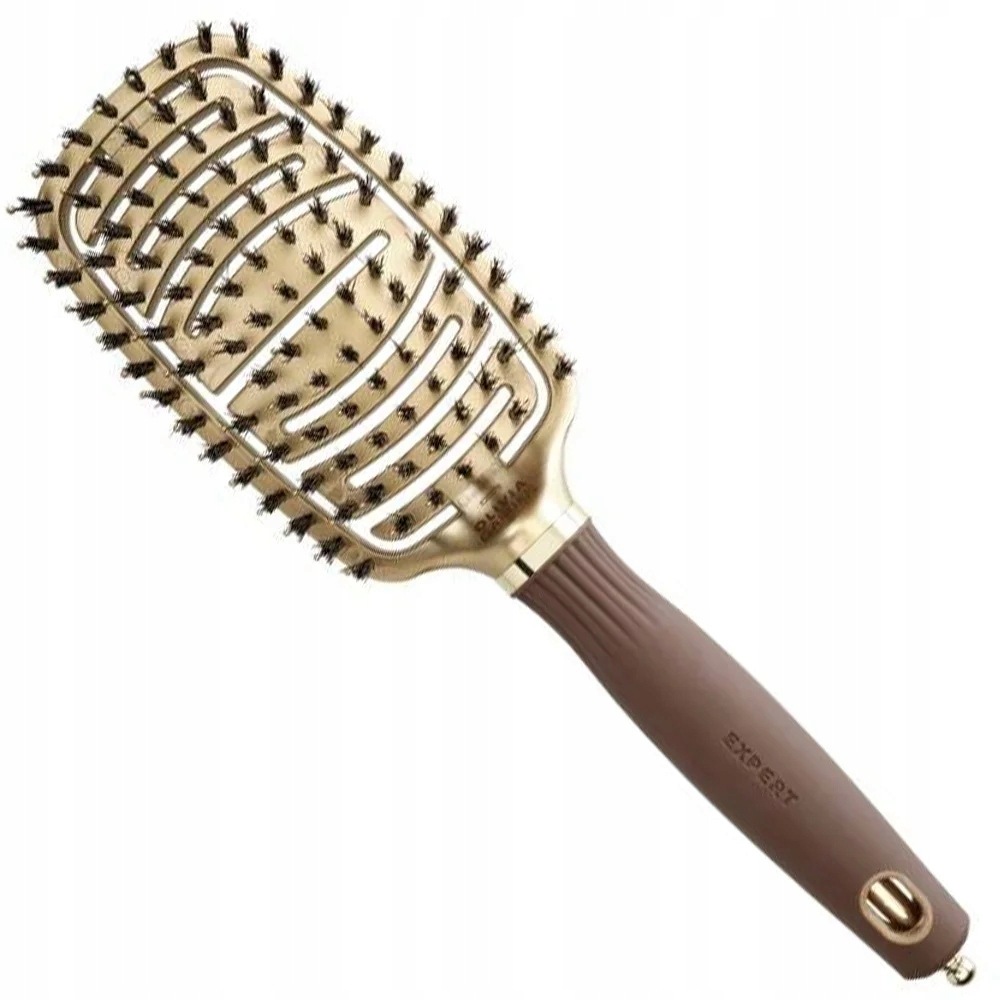 Olivia Garden Expert Care Flex Kančí/Nylonový kartáč na vlasy