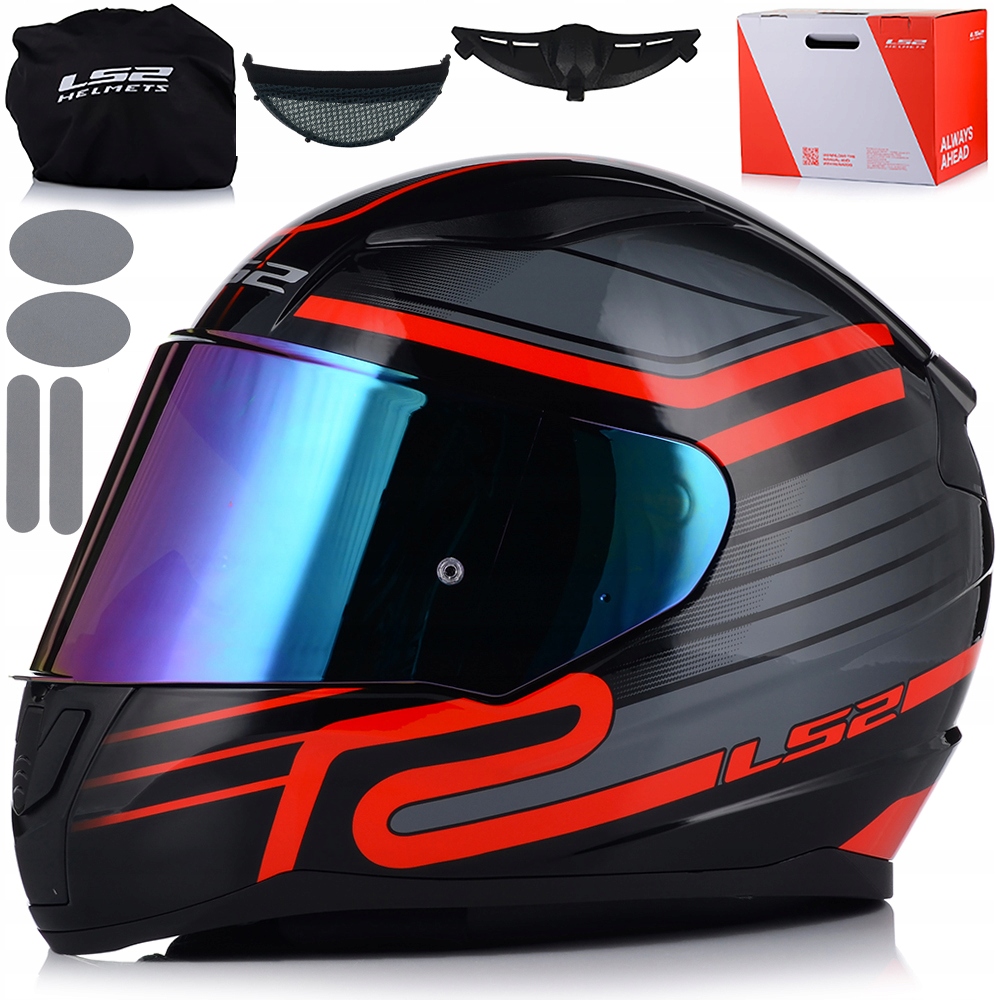 Motocyklová Prilba LS2 FF353 Rapid II Circuit Ece 22.06 Dúhové Sklo