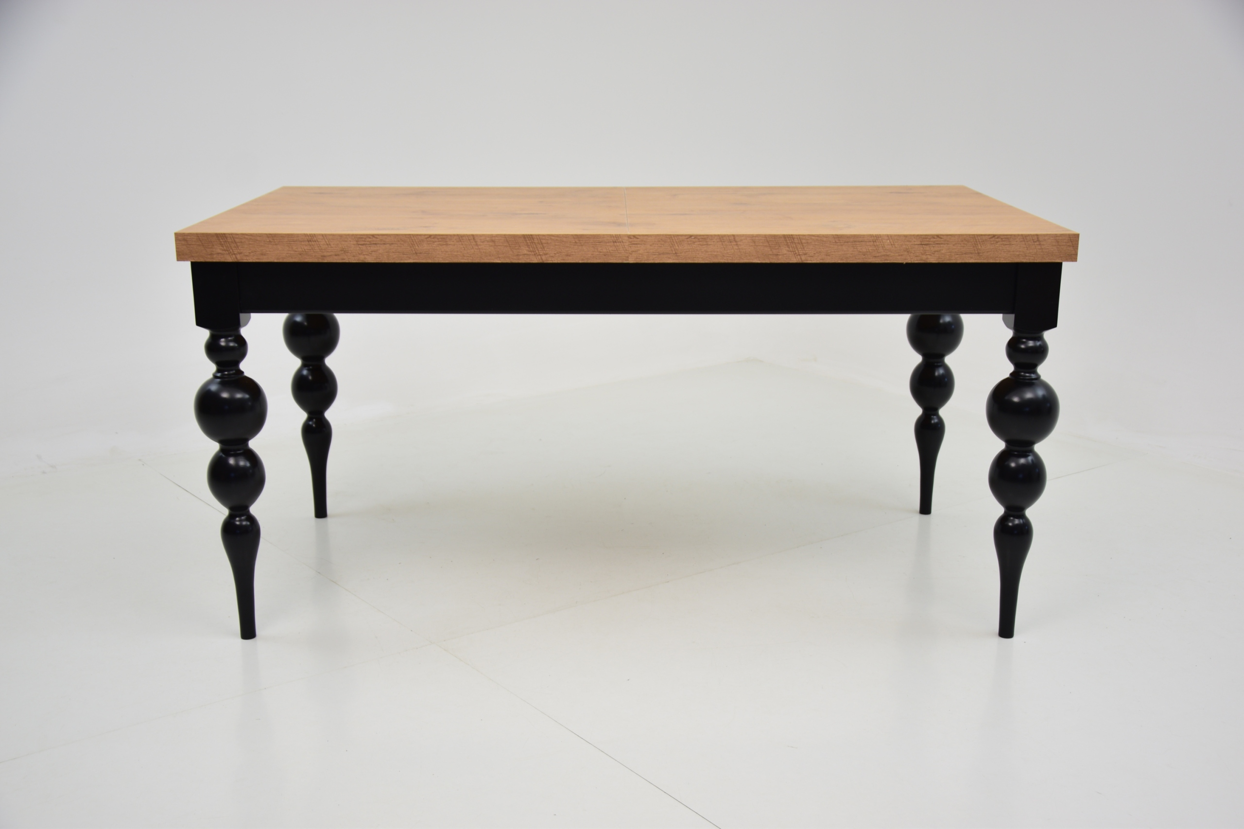 STÓŁ rozkładany 90x160/210 FREZOWANE NOGI glam Kształt blatu prostokątny