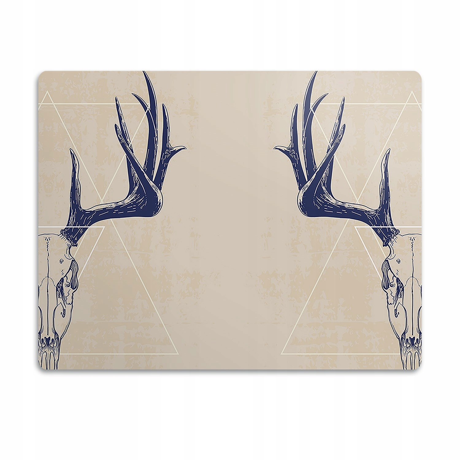 Levně Ochranná podložka pod misky Lebka jelena 90x60 cm