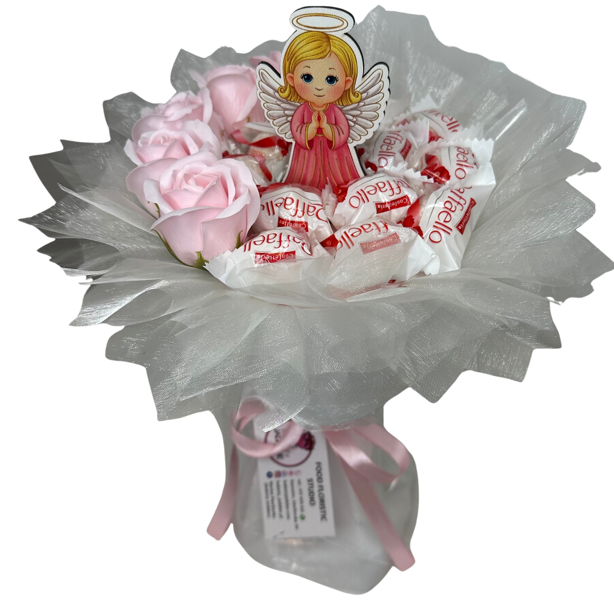 Dárková Sada Suvenýr Kytice Raffaello A Svaté Přijímání Svaté Dívky