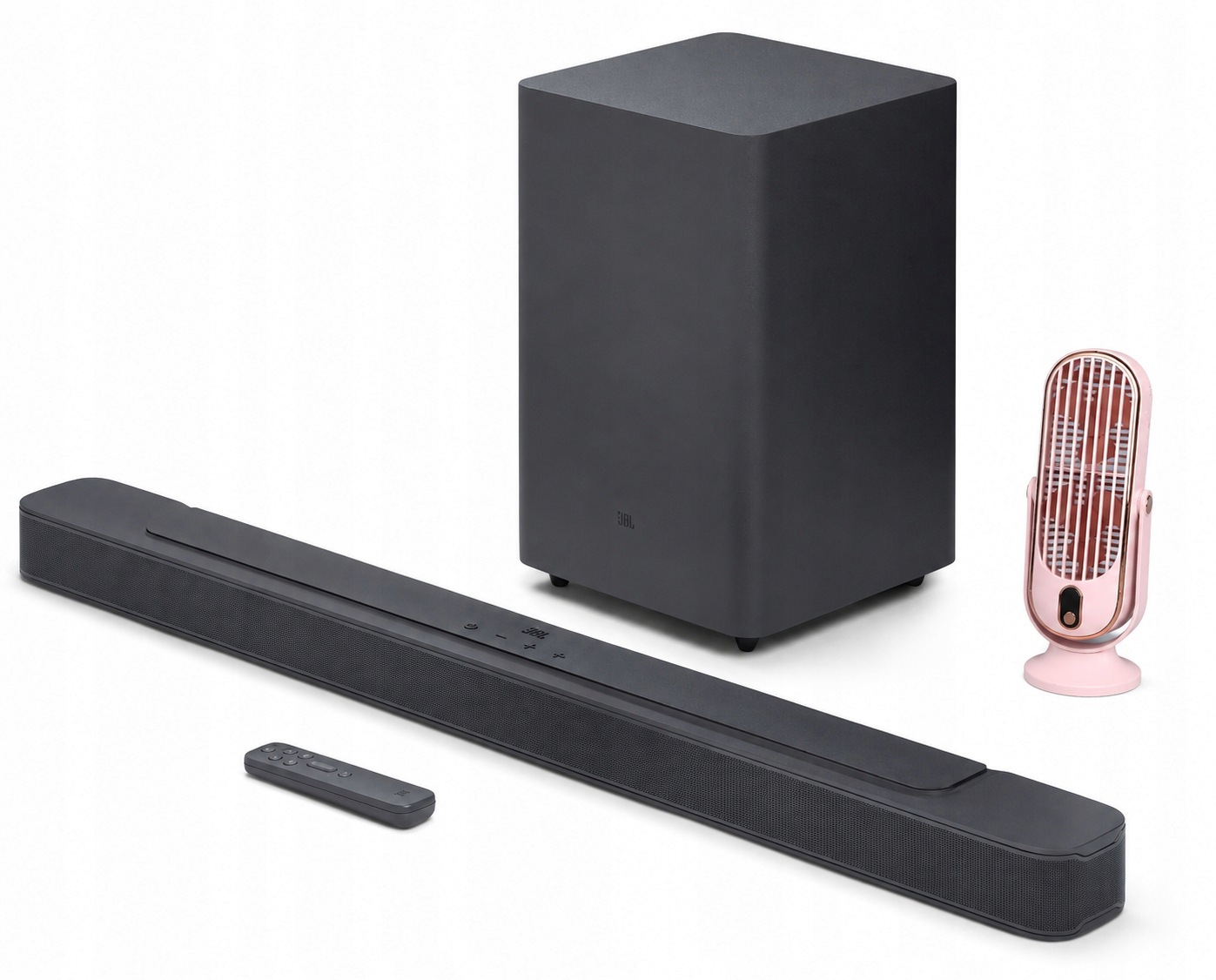 Soundbar Jbl BAR21DBM2 2.1 300 W Bezdrátový subwoofer Větrák Bonus