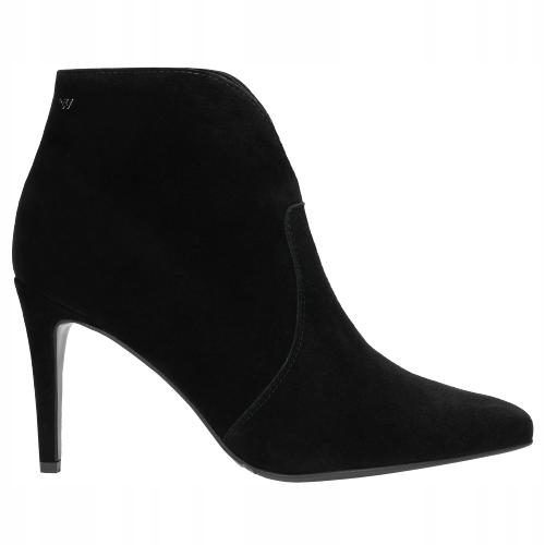 

Buty Wojas Botki damskie skóra czarne r. 39