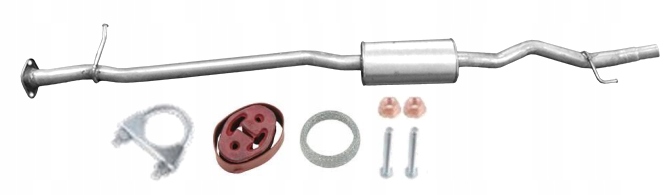 20100JD00A - Середній Глушник NISSAN QASHQAI 1,6 84-86 кВт новий