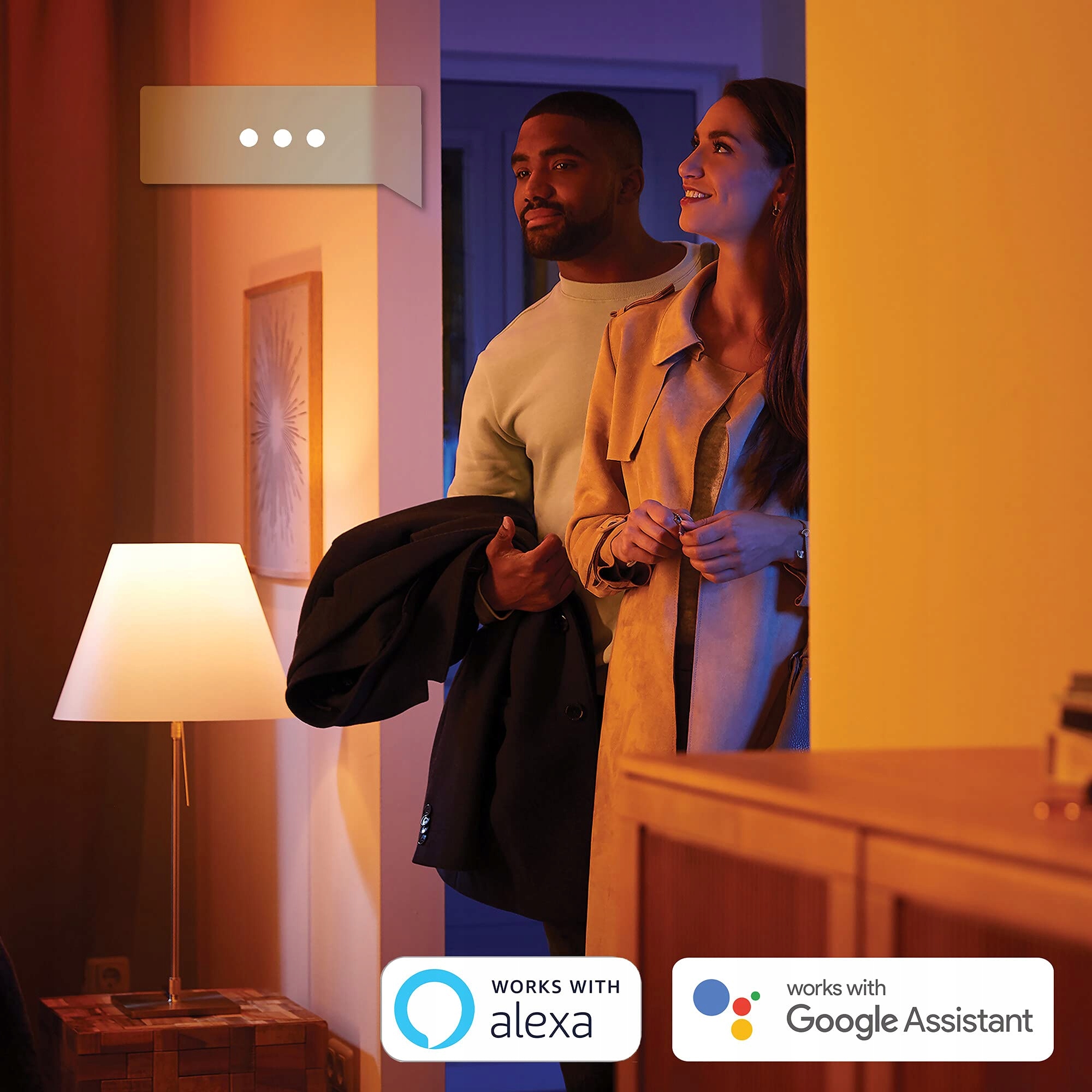 PHILIPS Hue Fair Czarna Lampa z Dimmerem, Alexa kompatybilna — miniatura 6