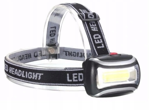 

Latarka Czołowa Czołówka Cob Lampka Led Ledowa 3W