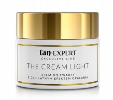 TanExpert Exclusive Line Light 50g Krém na obličej s efektem opalování