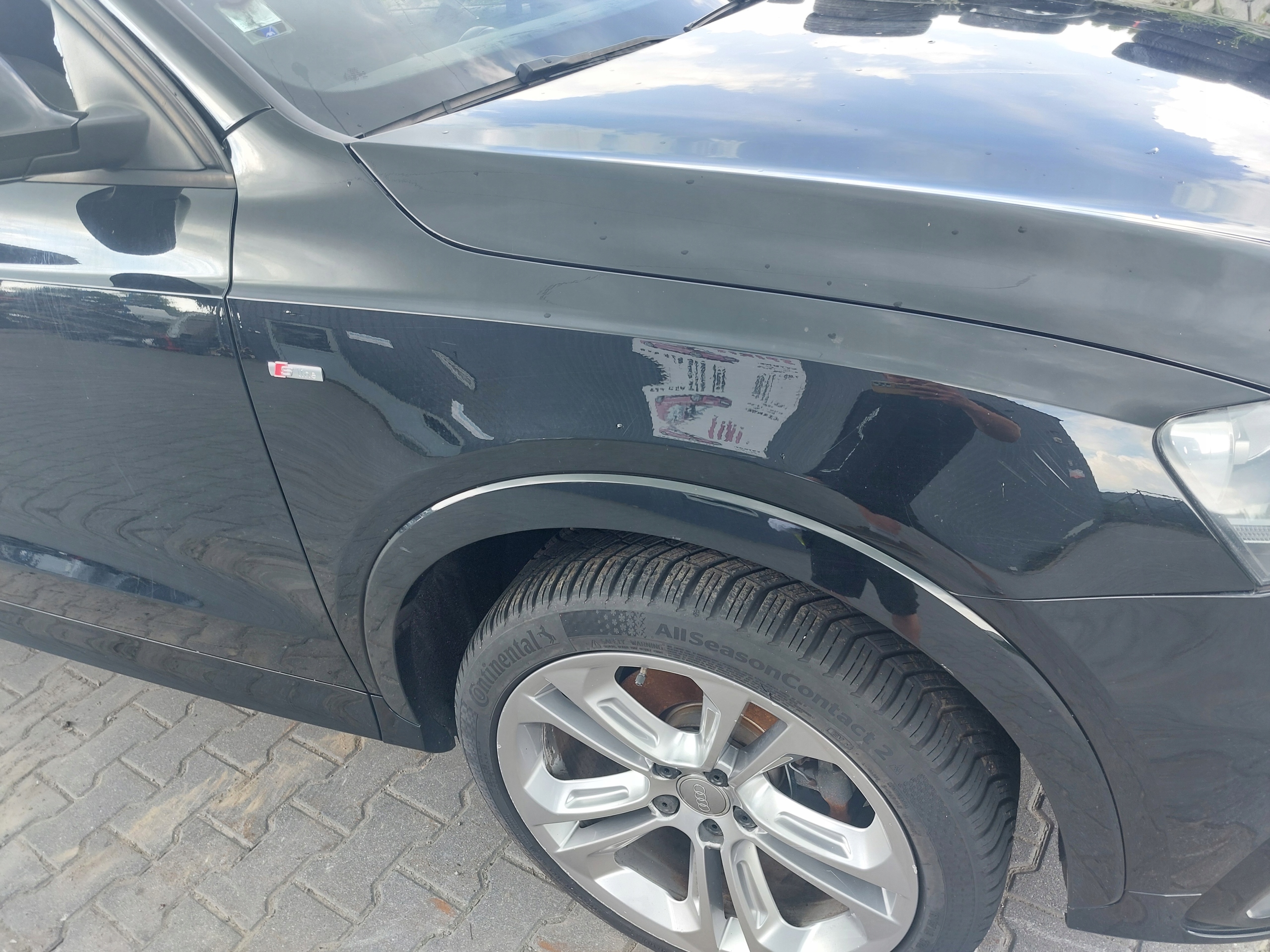 AUDI Q3 8U 11-18r fender + cap right front LY9B