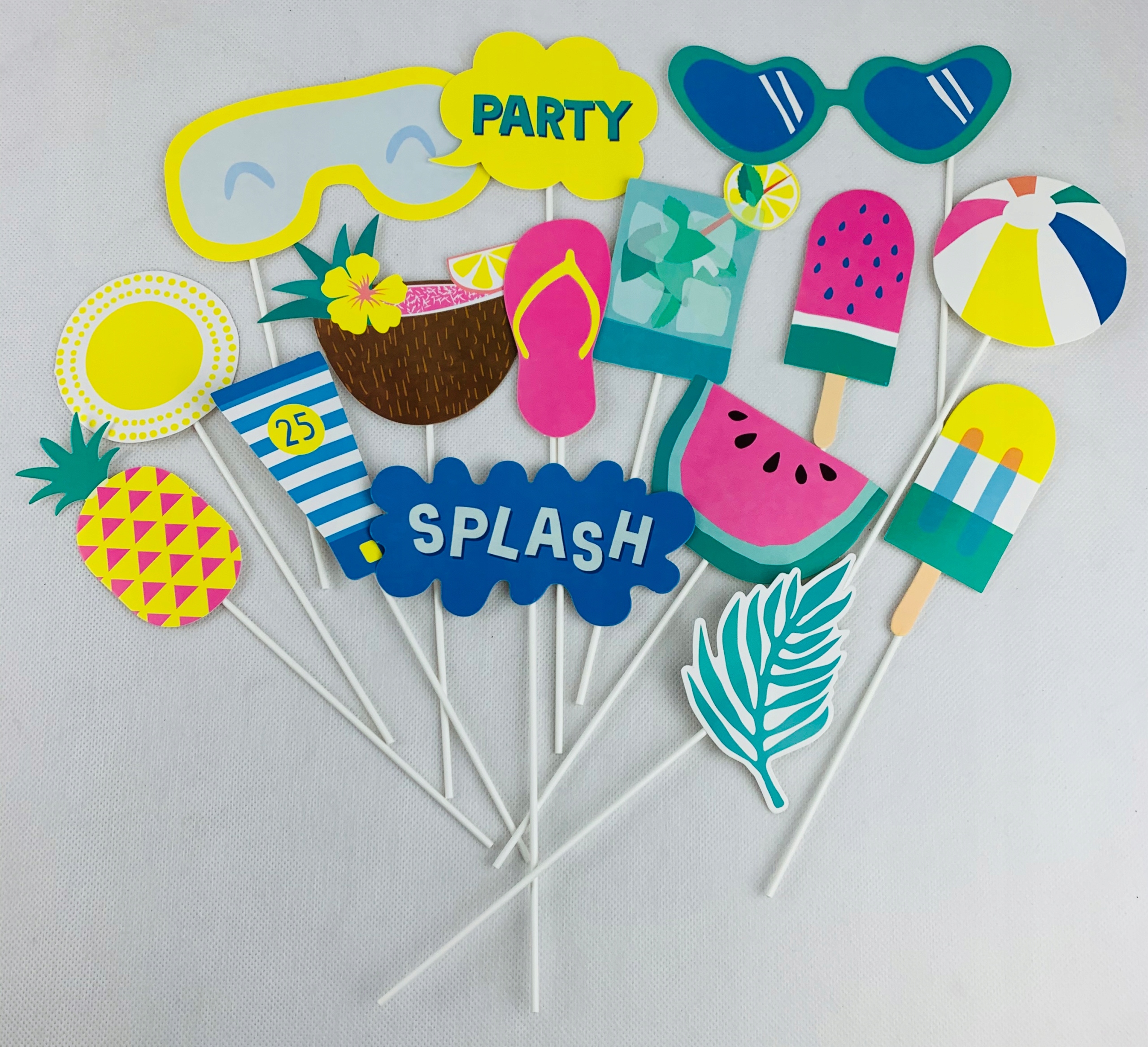 

Gadżety do zdjęć na patyku SummerParty.Fotobudka