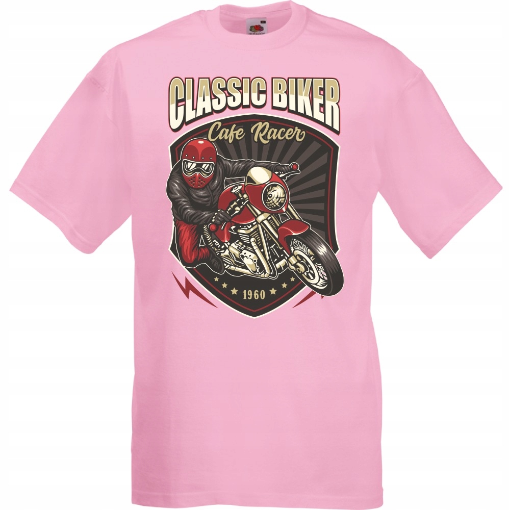 

Koszulka motocykl motor motocyklista XXL różowa