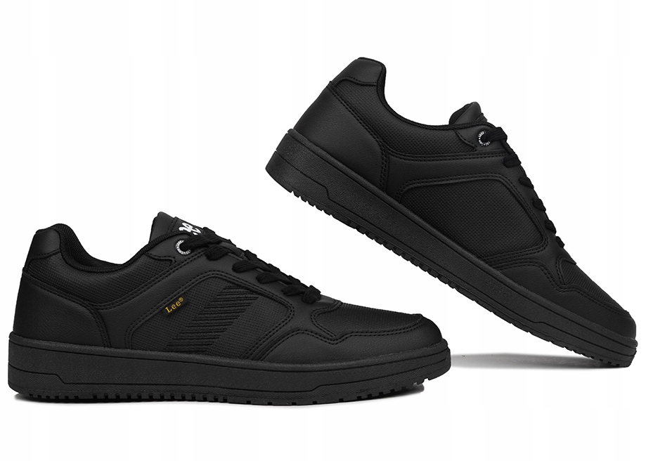 Pánské boty Lee Sportovní Pohodlné Tréninkové Tenisky Černé vel 42