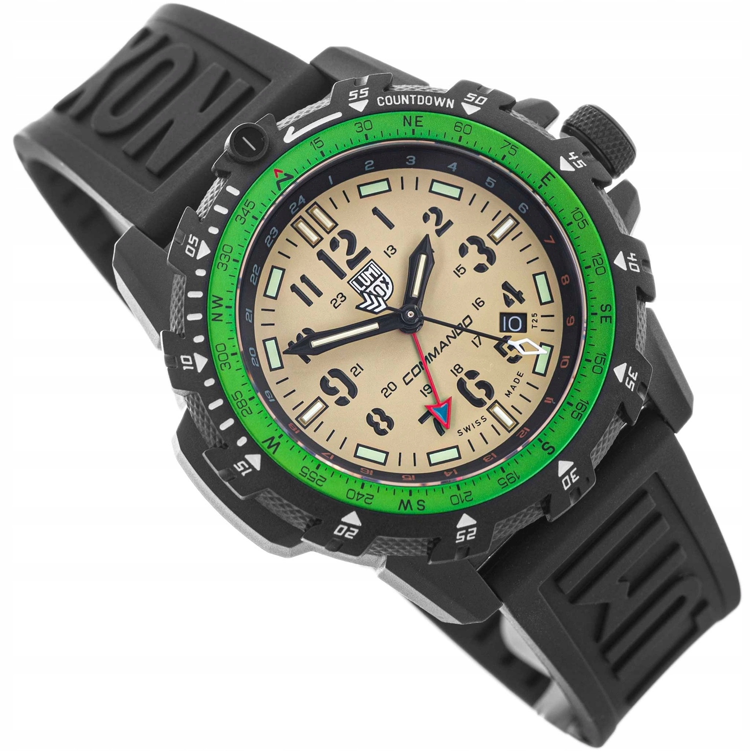 Pánské Hodinky Luminox XL.3321 The Commando Raider 3300 Series Černé 200 M