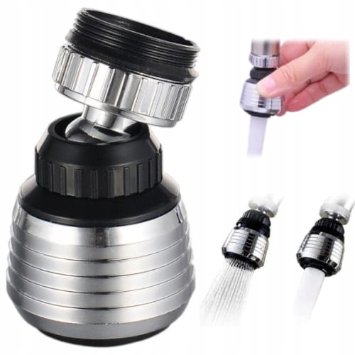 

Perlator przedłużka do kranu, baterii dwufunkcyjna