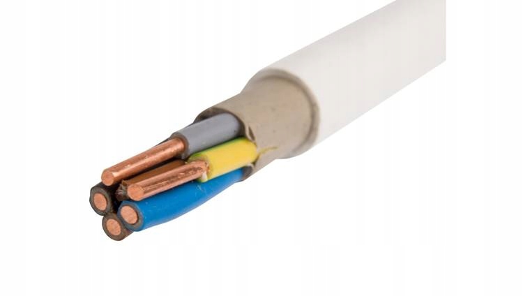 

Przewód okrągły Ydy 5x4 450/750V drut 1mb