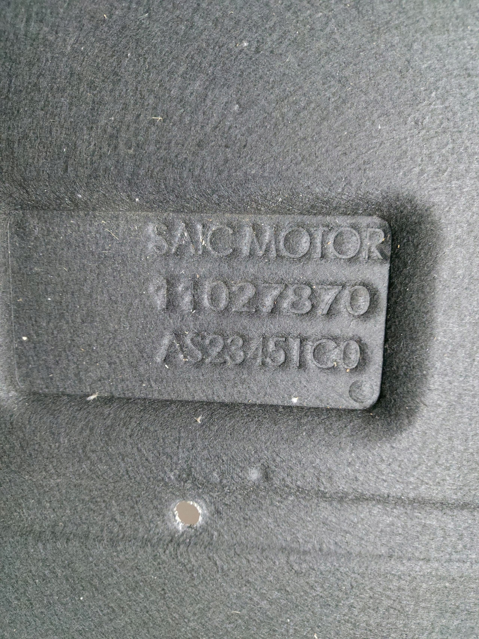 MG HS 2021, SUV 5D soundproofing podbitka bonnets oryg 11027870