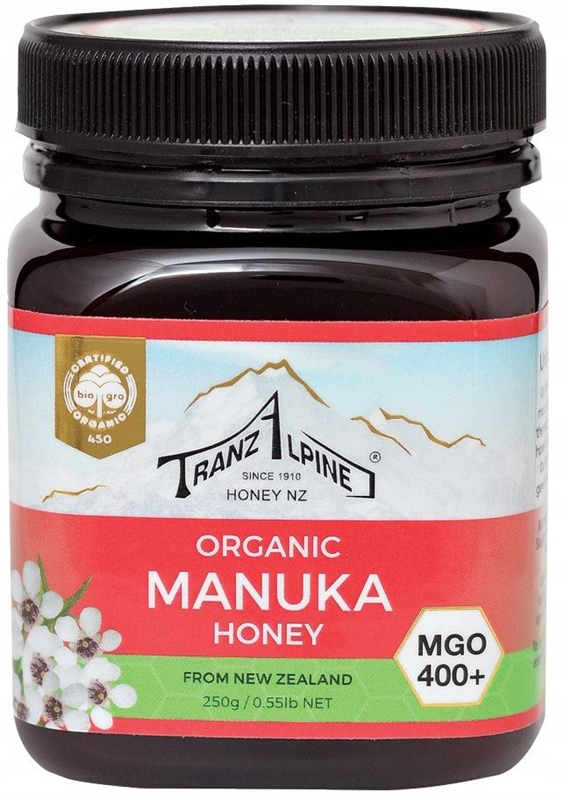 Med Manuka Mgo 400+ Bio 250 g Tranzalpine