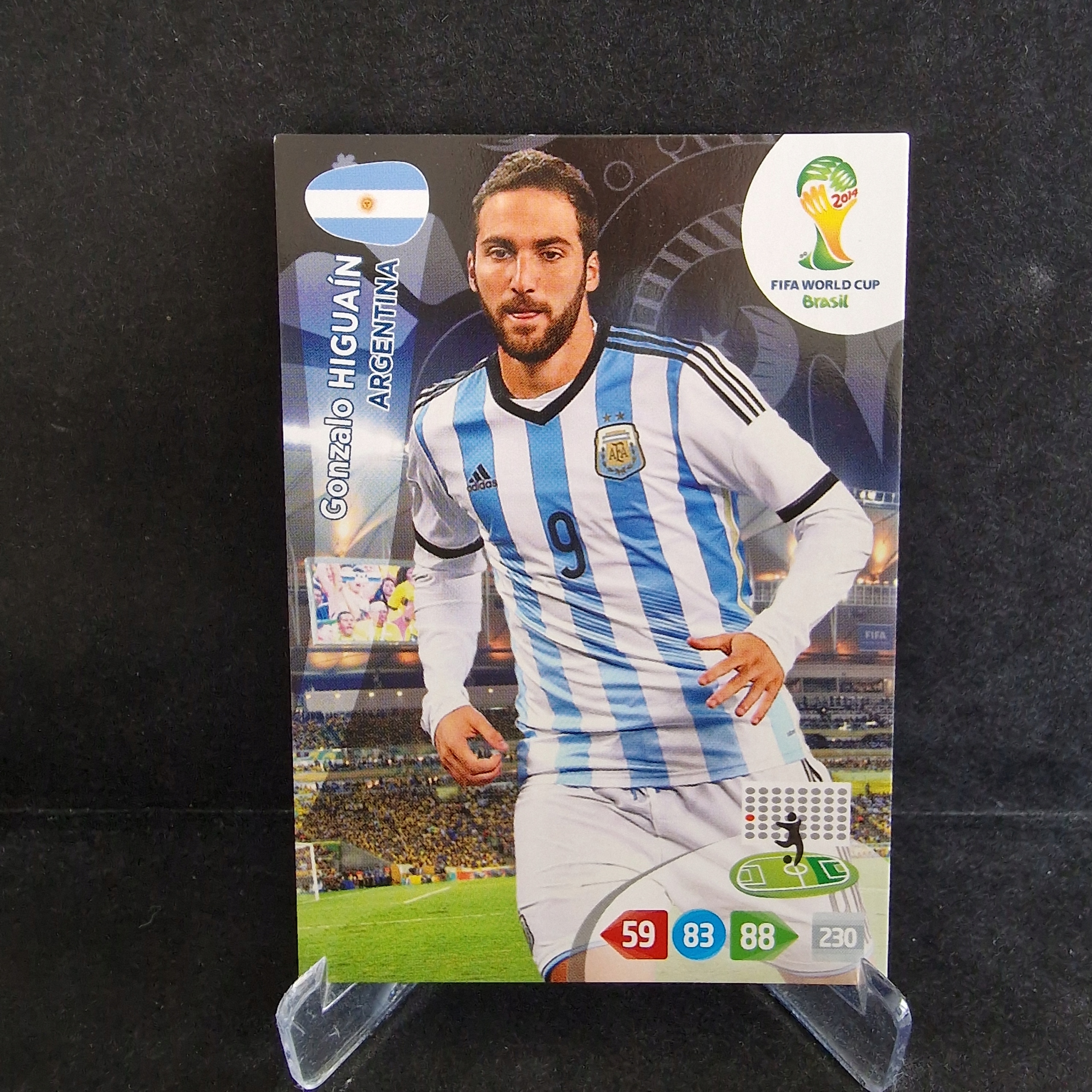 2014 Panini World Cup Brasil Gonzalo Higuain Argentyna /WC2/4