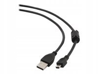 Kabel Usb 2.0 AMMini 5PM 1.8m z rdzeniem ferrytowym Gembird
