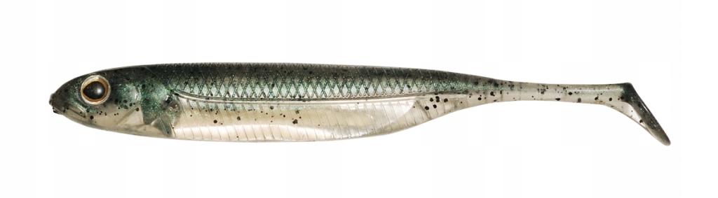 Guma Fish Arrow Flash-j Shad 2 #03 Neon Green/silver