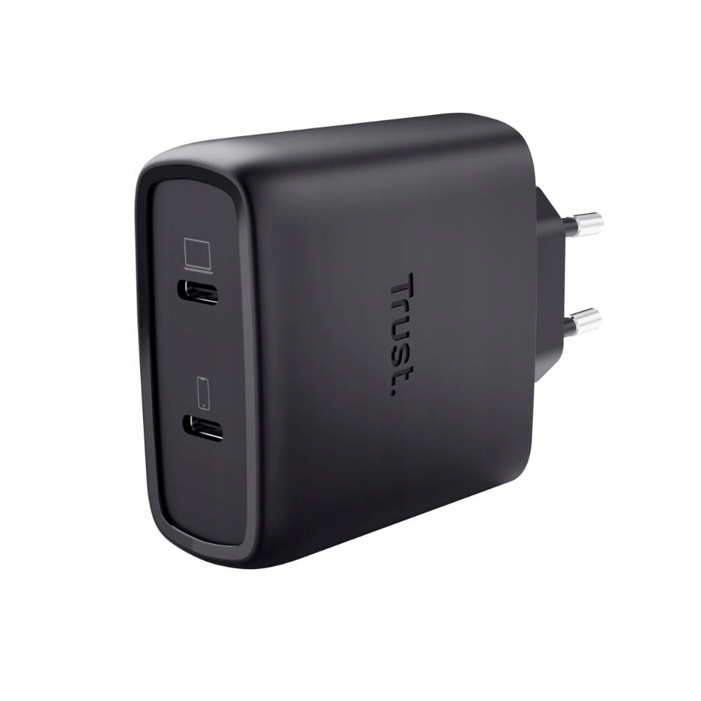 Trust Napájací Adaptér Nabíjačka 65W 2X Usb-c Maxo Pre Tablet Notebook