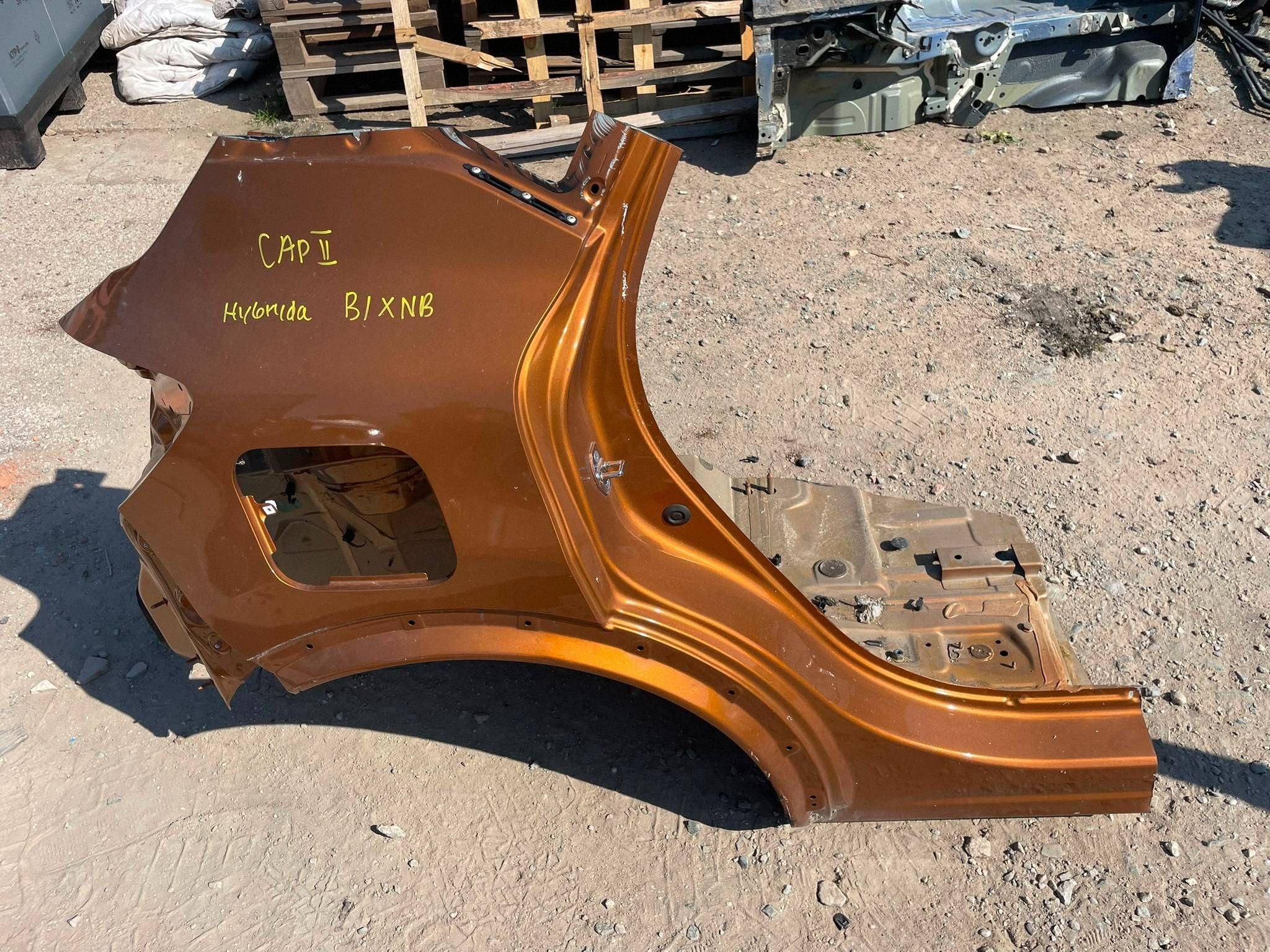 quarter fender side rear part side right Renault Captur II BIXNB TEEPY