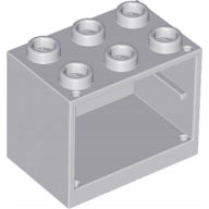 

Lego 4532 J szary (lbg) 2x3x2 pojemnik Nowy 1szt