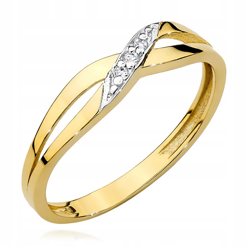 Zlatý Prstýnek 585 se Zirkony r9