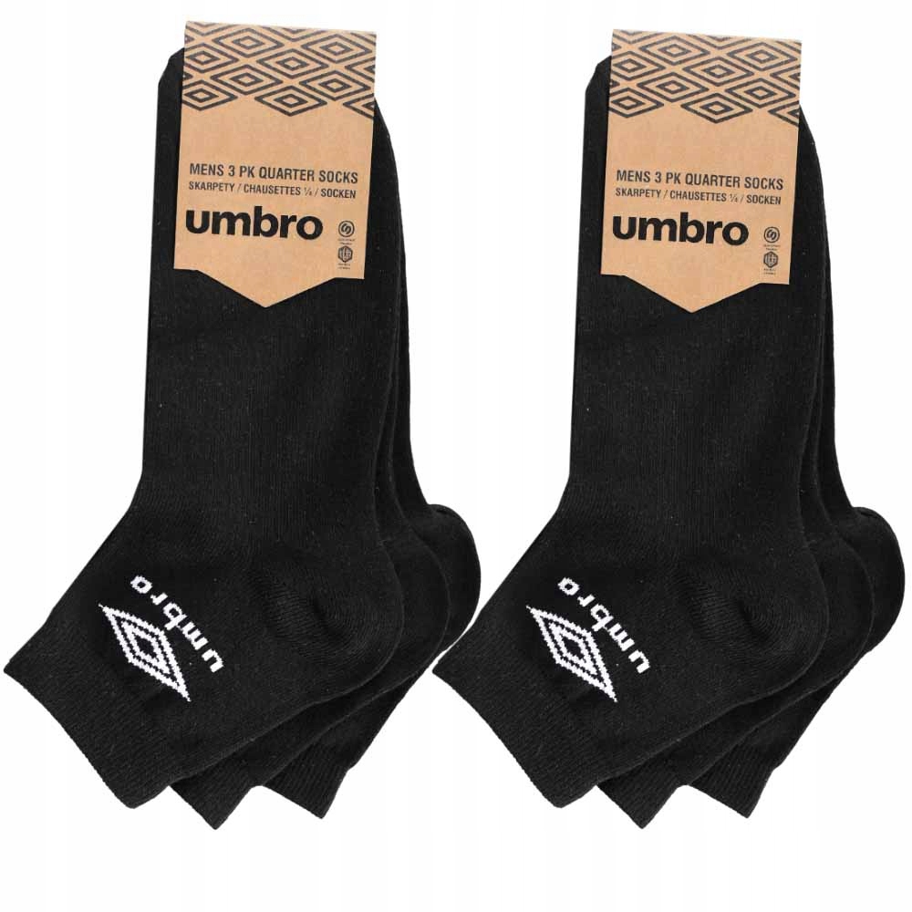 

Umbro Skarpety Quarter 6 par Czarne 43/46