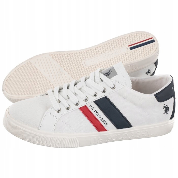

Buty Męskie Trampki U.s. Polo Assn Marecx002 Białe