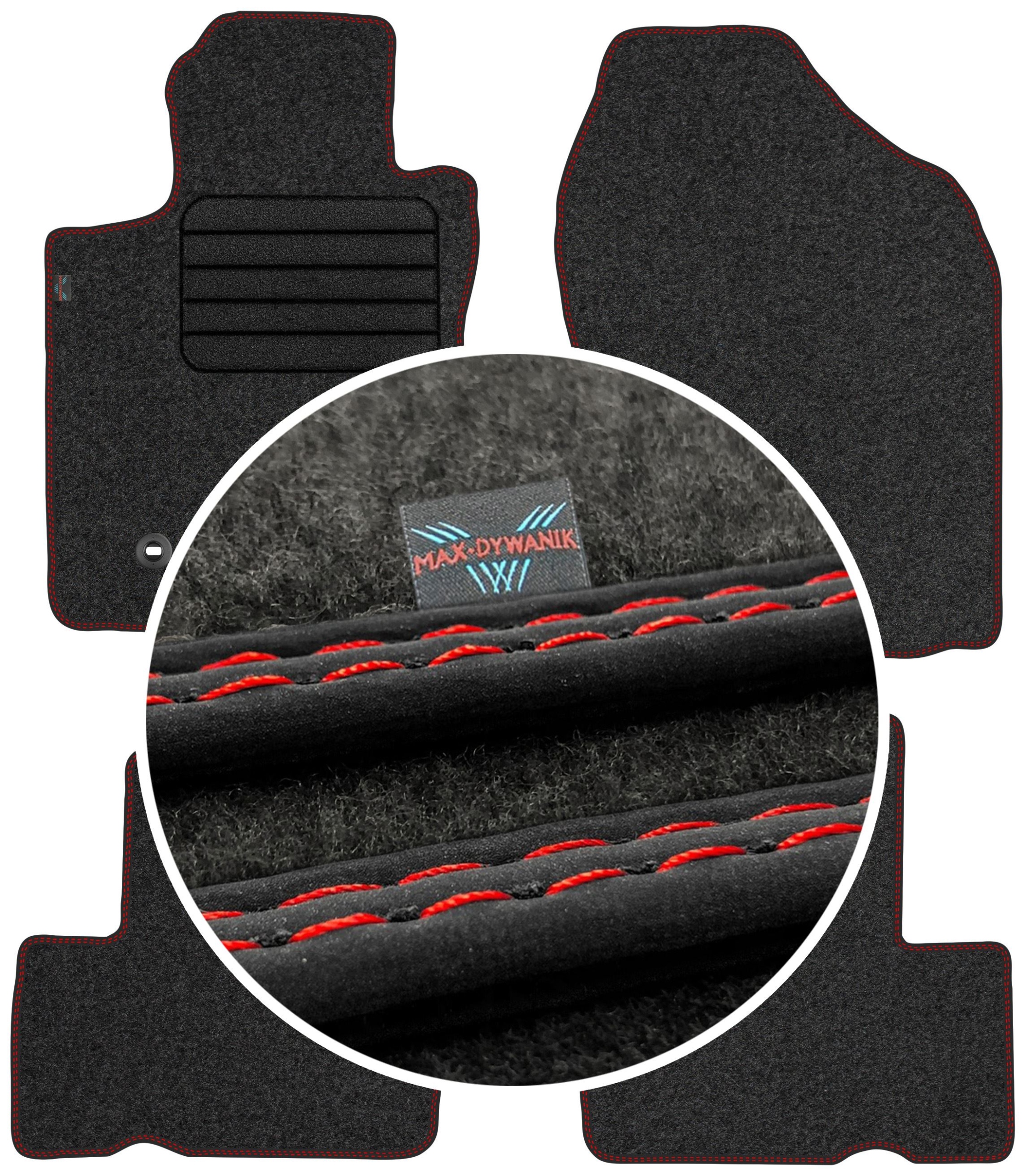 

Toyota Rav4 III 5D 2006-2012 Wycieraczki welurowe