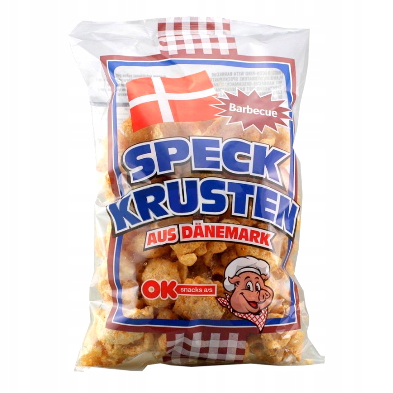 Levně 3xKeto křupky snacky masové vepřové škvarky Bbq 61% bílkovin 150 g OkSnacks