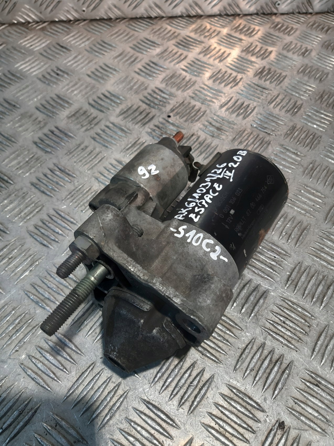 starter BOSCH 000106023 RENAULT ESPACE IV 2.0 B 8200466754