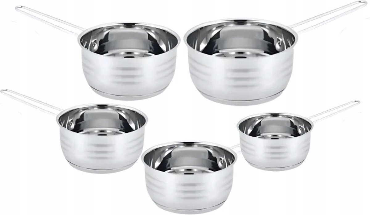 Sada Hrnců indukčního plynového nádobí Eisenbach Z Nerezové Oceli , 5 elektrických