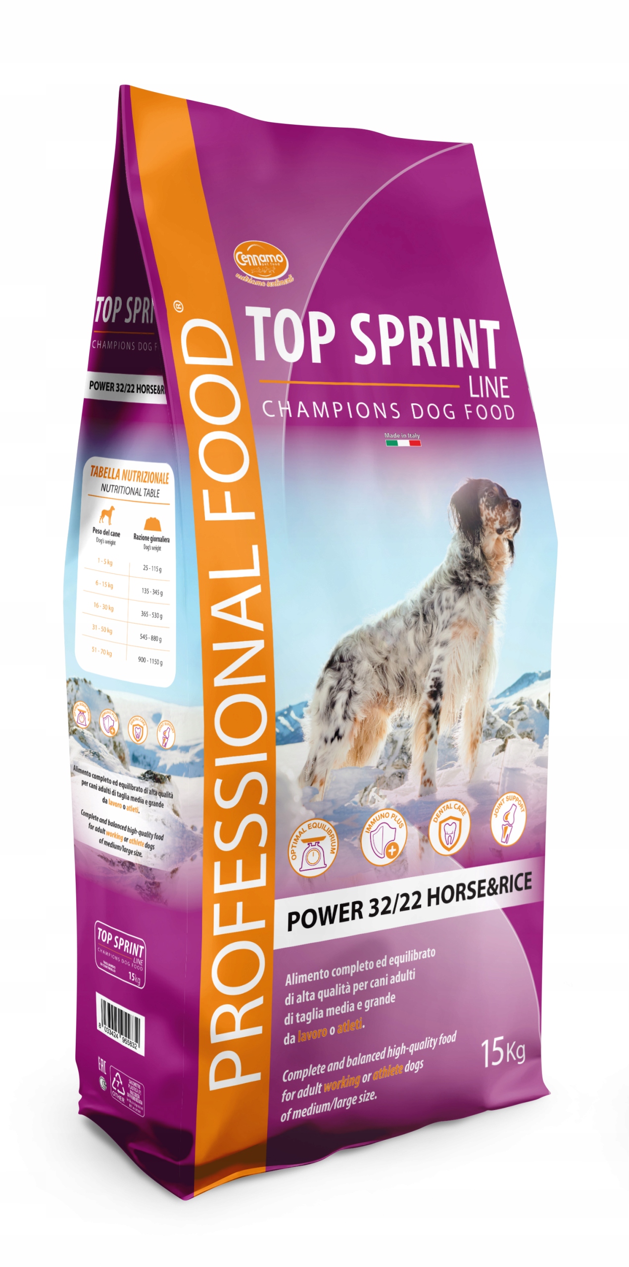 Levně Top Sprint Premium Power 32/22 Konská Rýže 15 Kg * Cennamo *