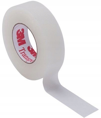 

3M Transpore 1,25cm x 9,1m, 1szt. przezroczysty