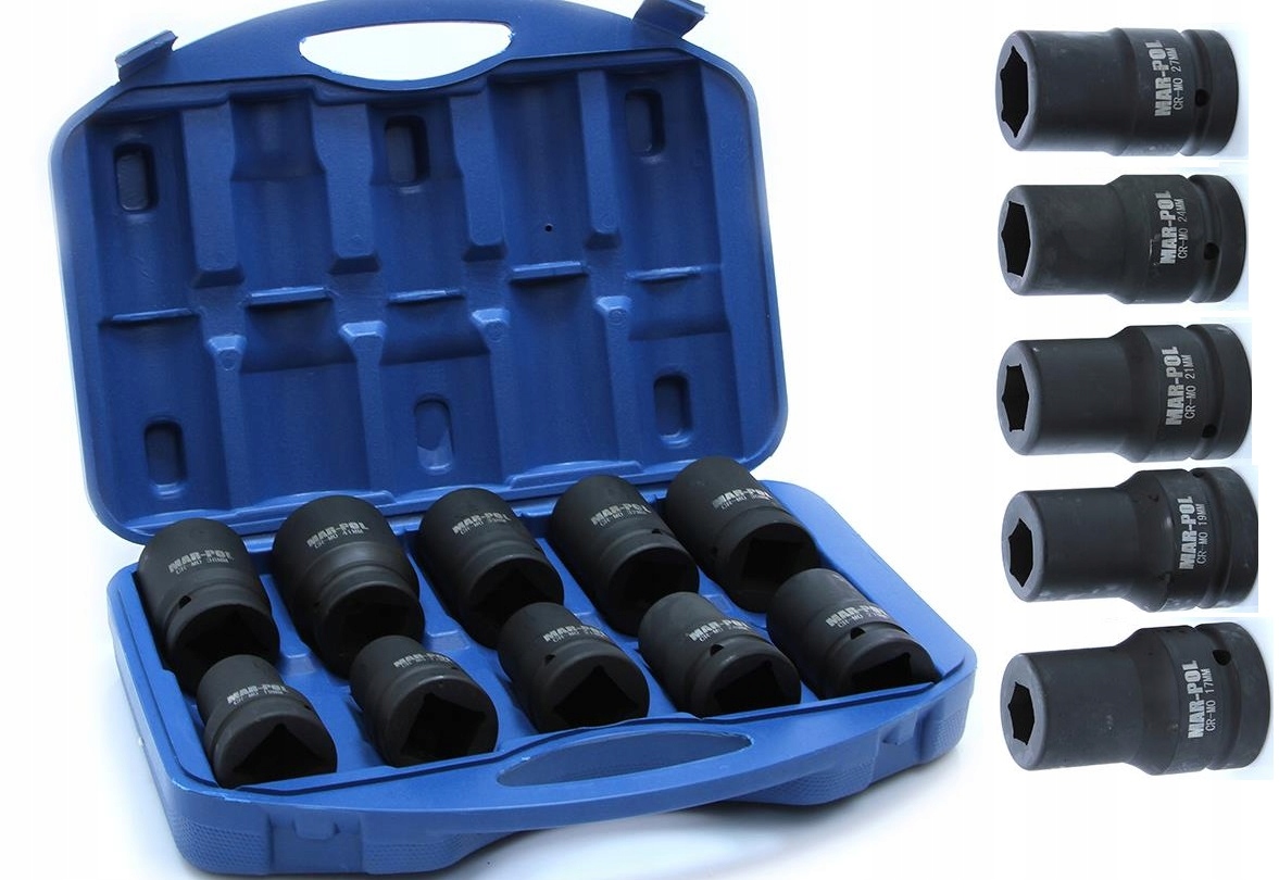 ZESTAW NASADEK UDAROWYCH 1' NASADKI UDAROWE 17-41