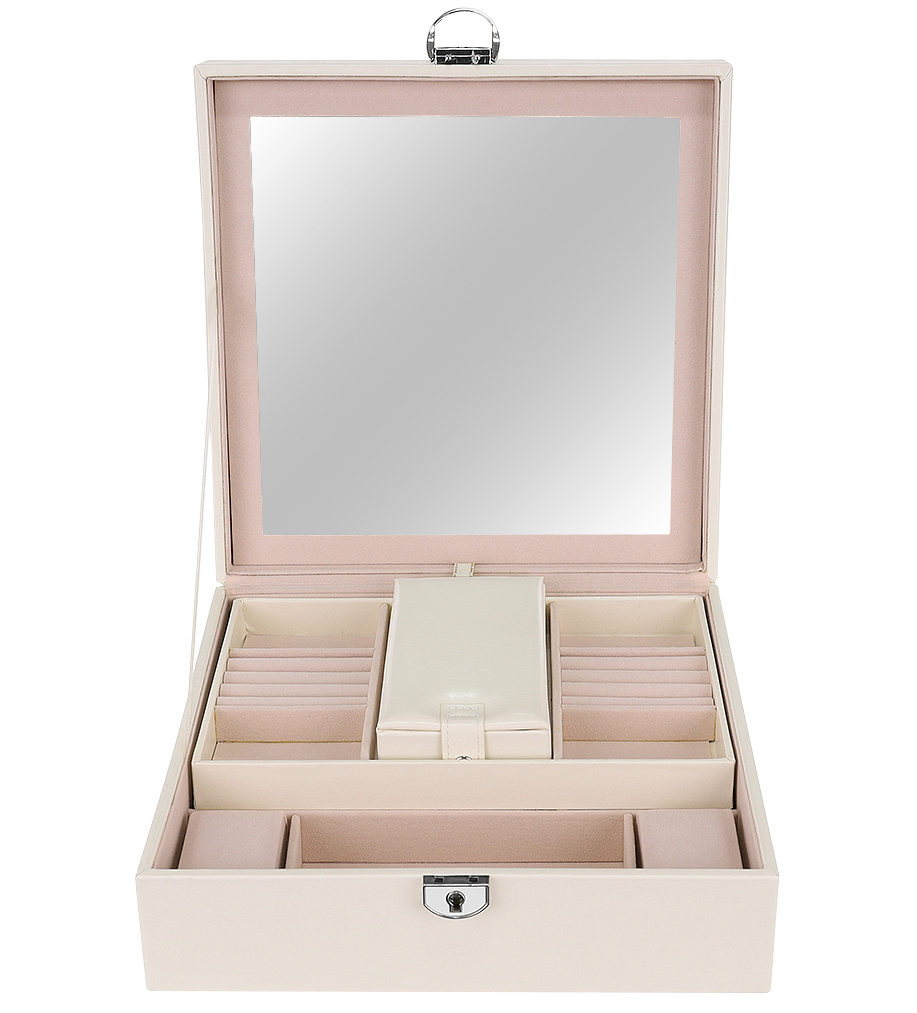 Коробка-органайзер Элегантная вместительная коробка-футляр для ювелирных часов Вес изделия в индивидуальной упаковке 1,65 кг