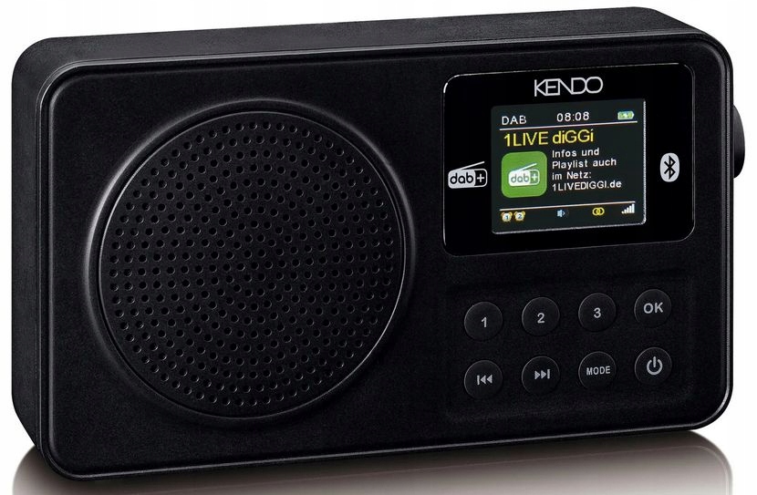 Radio Kendo 24E Fm Dab+ Rds Akumulator Wbudowany Equalizer Sleep Bluetooth