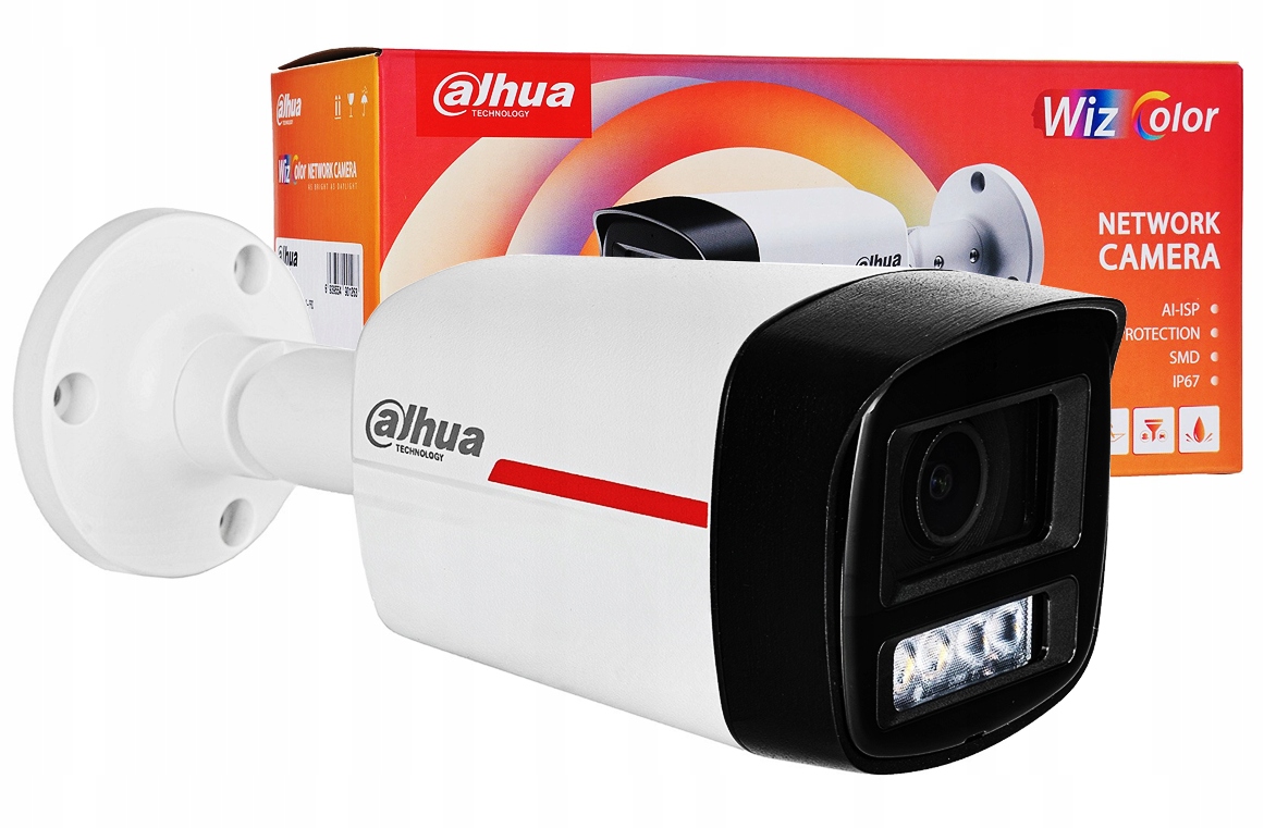 Ip PoE kamera 6MPx Dahua IPC-HFW2649TL-S-LED-0280B-PRO WizColor, 1/1.8" Cmos