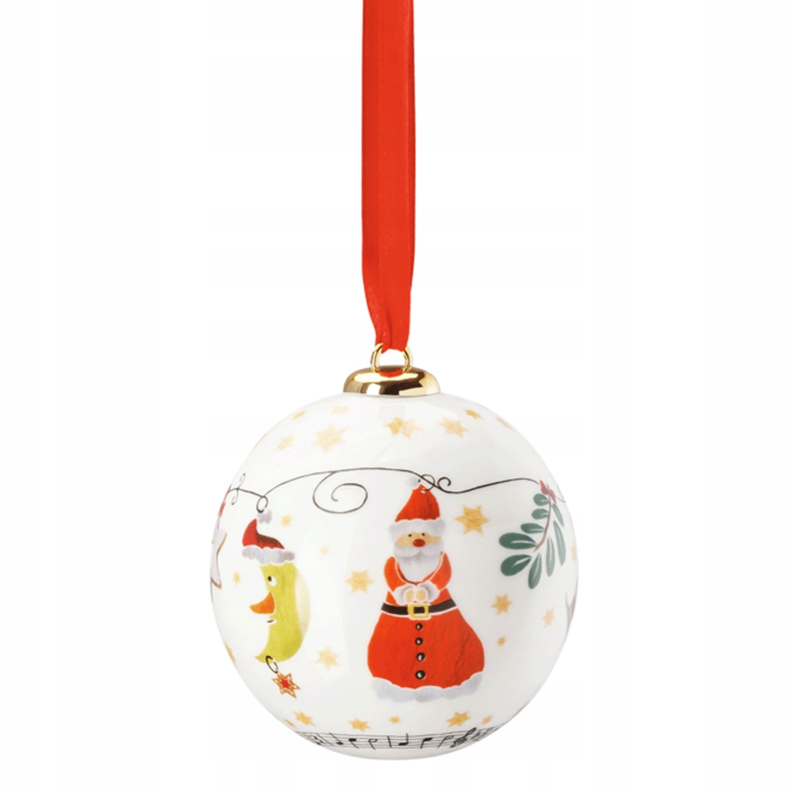Vánoční Koule porcelánová Mikuláš Hutschenreuther 6 cm