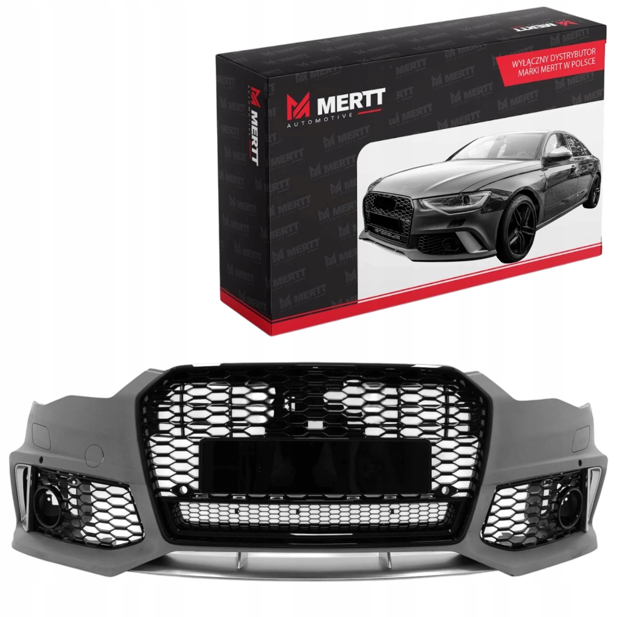 Audi A6 C7 4G 2015-2018 Nárazník Rs Look Kompletní Atrapy Mřížky Krytky