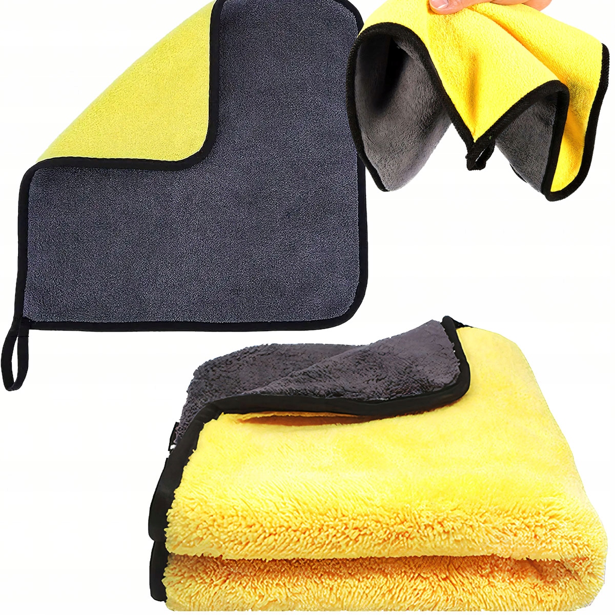 Ręcznik mikrofibrowy dwustronny 30x40 cm do osuszania i czyszczenia