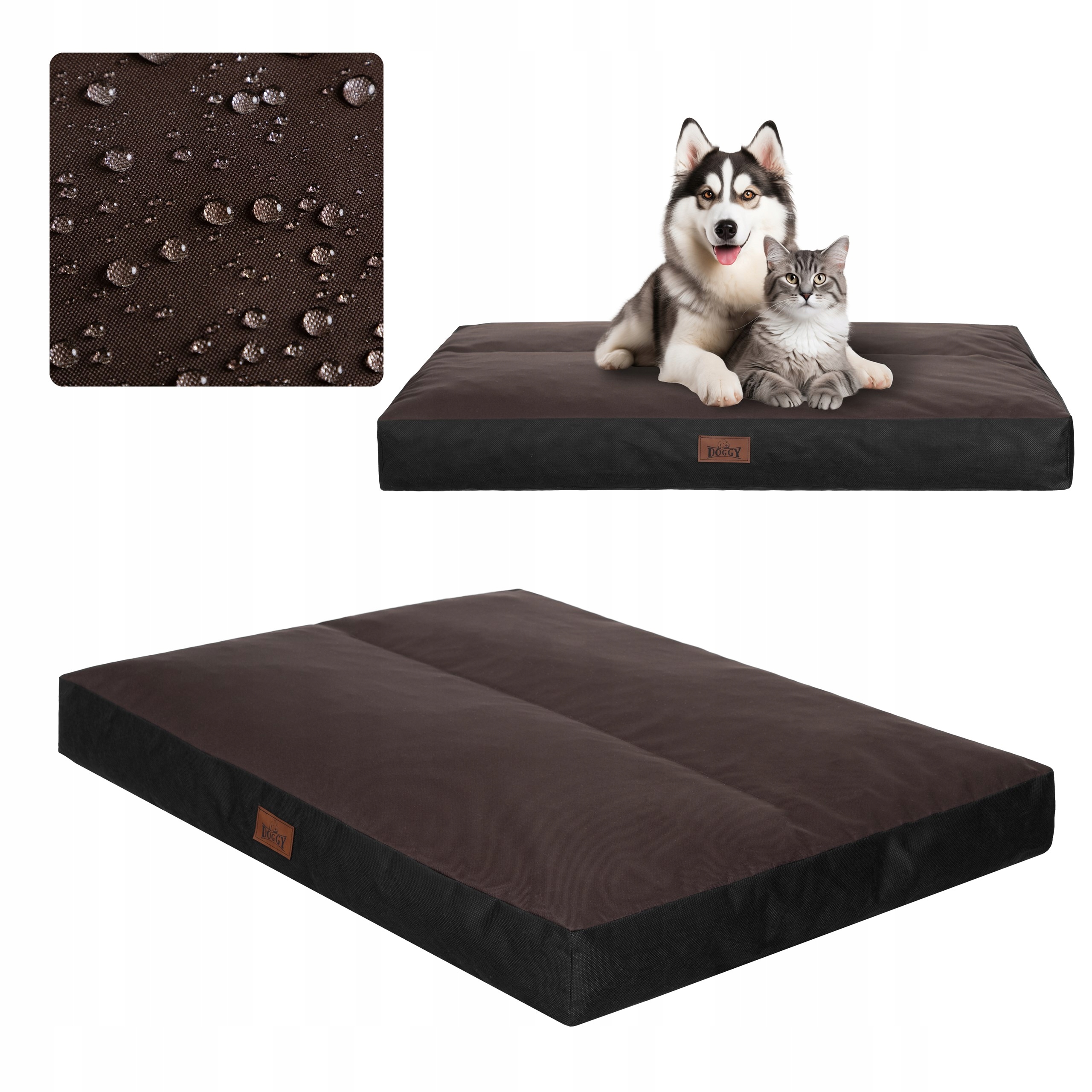 Levně Matrace pro psa, pelíšek Voděodolné Potah Pohovka Kotec Doggy 90x70 cm