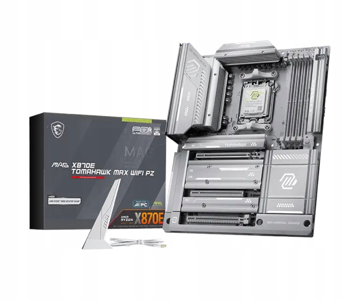 Płyta główna Msi Mag X870E Tomahawk Max Wifi Pz PCIe 5.0 M.2 4xDDR5 AM5 Atx