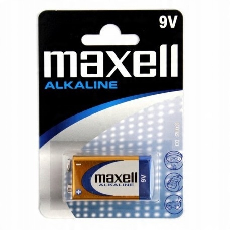 

Bateria 9V 6LR61 Maxell alkaliczna (1B)