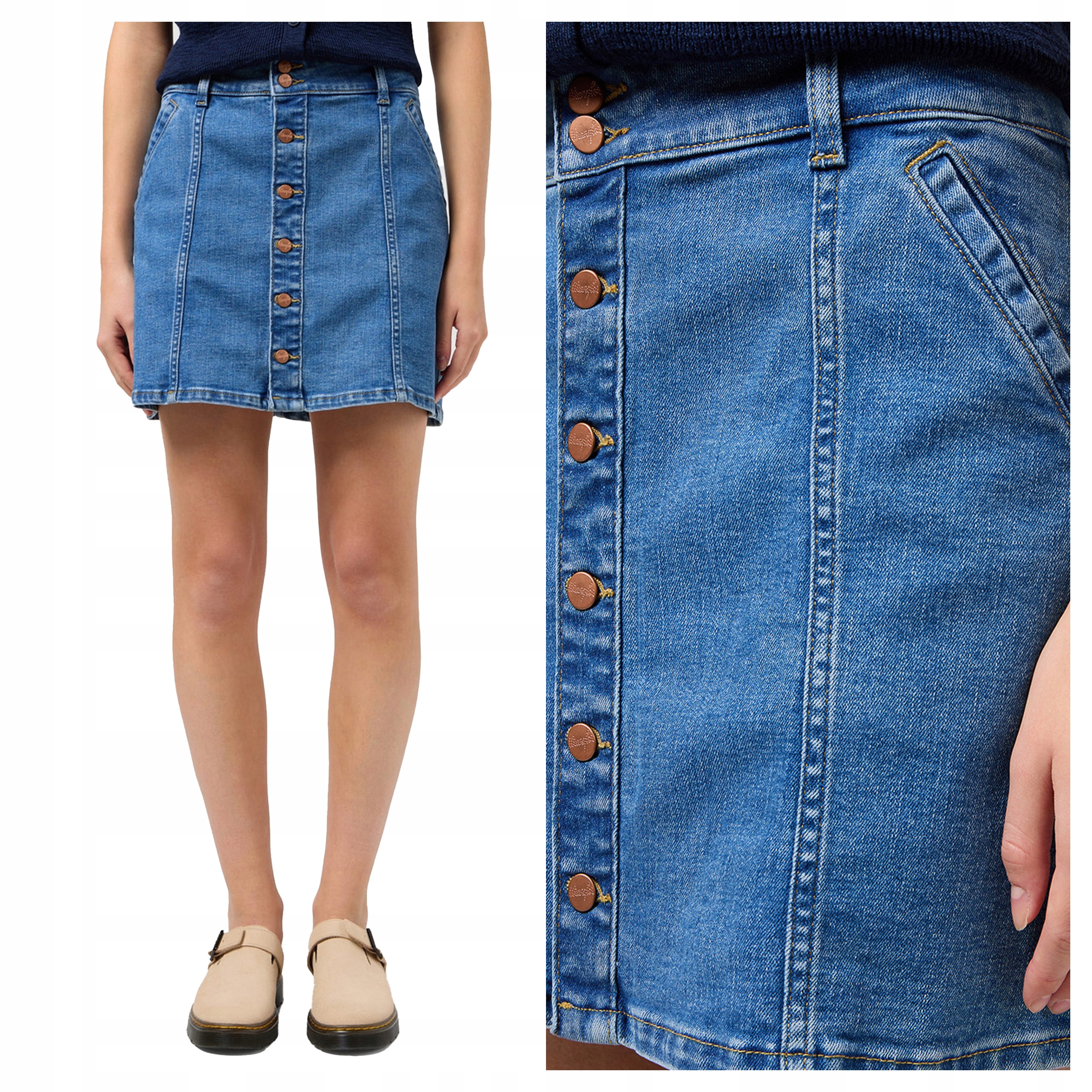 Wrangler Denim Mini Skirt S Dámská sukně mini